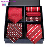 Plus Minus Co Gift box Pack Mens Tie Skinny Pink palid 100% Silk Classic, view 5