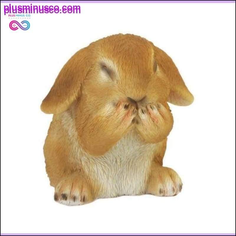 Plus Minus Co Giggling Bunny Figurine ll PlusMinusco.com