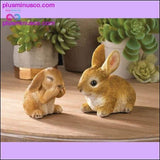 Plus Minus Co Giggling Bunny Figurine ll PlusMinusco.com, view 2