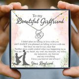 Plus Minus Co Girl Friend Necklace for Women Jewelry Wedding Lovers Gifts Crystal Heart Pendant Necklace Female Fashion Necklaces Wedding Gift, view 4