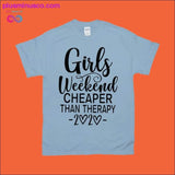 Plus Minus Co Girls Weekend Cheaper than Therapy 2020 T-Shirts, view 2