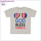 Plus Minus Co God Bless America Sunglasses Designed T-shirt, view 2