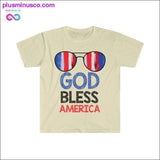 Plus Minus Co God Bless America Sunglasses Designed T-shirt, view 4