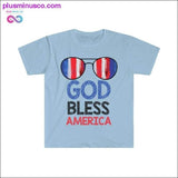 Plus Minus Co God Bless America Sunglasses Designed T-shirt, view 5