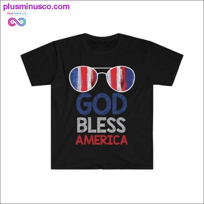 Plus Minus Co God Bless America Sunglasses Designed T-shirt
