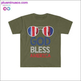 Plus Minus Co God Bless America Sunglasses Designed T-shirt, view 2