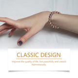 Plus Minus Co Gold Wire Sandalwood Bead Hand Daily Wear Decoration Simple Fashion 100 With Decorative Wooden Bead Bracelet, view 4