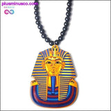 Plus Minus Co Golden Egyptian Pharaoh Necklace, view 2