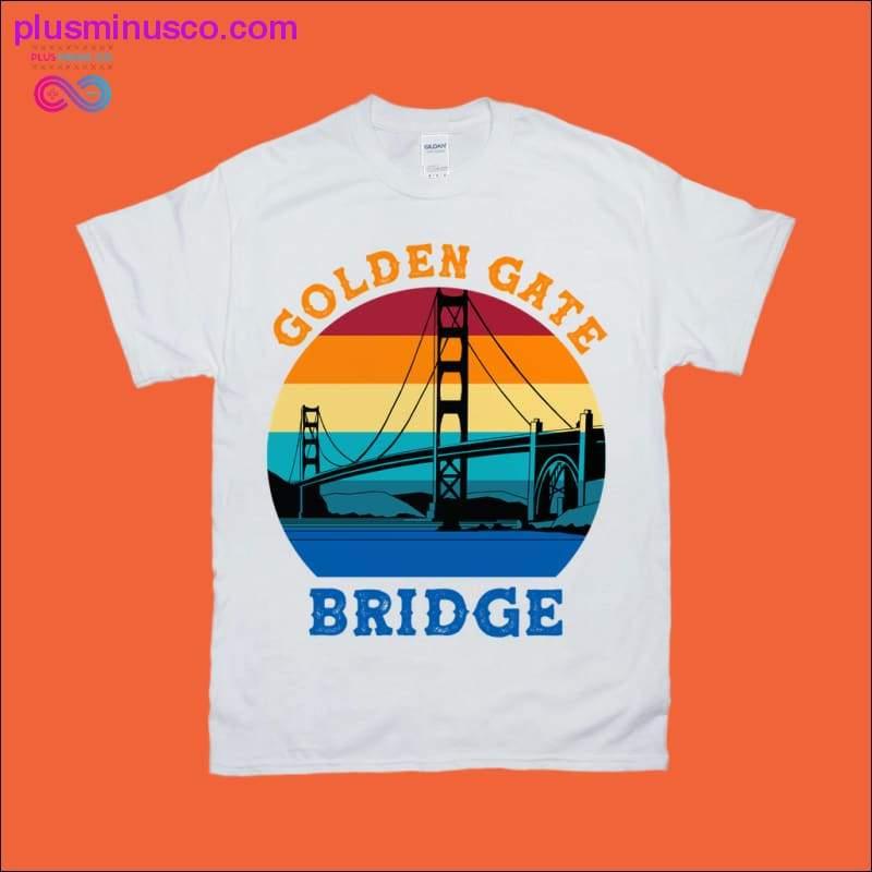 Plus Minus Co Golden Gate Bridge | Retro Sunset T-Shirts