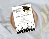 Plus Minus Co Graduation Invitation, 2023 Graduation Invitation, 2022 Graduation, Graduation Announcement, Graduation Card Template, Canva Template, view 2