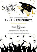 Plus Minus Co Graduation Invitation, 2023 Graduation Invitation, 2022 Graduation, Graduation Announcement, Graduation Card Template, Canva Template, view 4