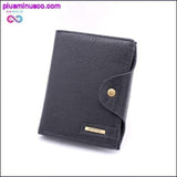 Plus Minus Co Guaranteed Genuine Leather Brand Men Wallets Design Short, view 2