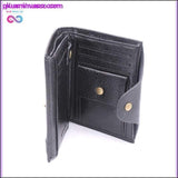 Plus Minus Co Guaranteed Genuine Leather Brand Men Wallets Design Short, view 5