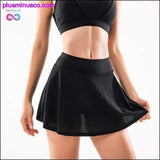 Plus Minus Co Gym Leopard Women’s Running Skirts High waist Safety, view 2