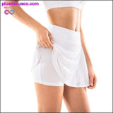 Plus Minus Co Gym Leopard Women’s Running Skirts High waist Safety, view 3