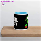 Plus Minus Co Halloween Mug, Halloween Mug Gift, Halloween ideas, black, view 2