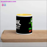 Plus Minus Co Halloween Mug, Halloween Mug Gift, Halloween ideas, black, view 3
