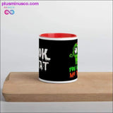 Plus Minus Co Halloween Mug, Halloween Mug Gift, Halloween ideas, black, view 4