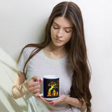 Plus Minus Co Halloween Mug, RIP Halloween Mug Gift, Halloween ideas, black halloween Mug \\ Halloween Mug, view 2