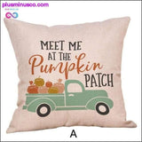 Plus Minus Co Halloween Pillow Cases Happy Fall Y'all Cotton Linen Sofa, view 3