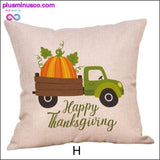 Plus Minus Co Halloween Pillow Cases Happy Fall Y'all Cotton Linen Sofa, view 4