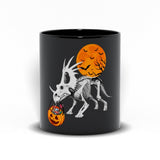 Plus Minus Co Halloween Pumpkin Dinosaur Mugs, Halloween-loving friend, look no further than our dinosaur skeleton halloween mug!, view 5