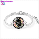 Plus Minus Co Handmade Bible Verse Charms Bracelet Art Glass Dome, view 4
