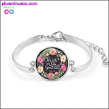 Plus Minus Co Handmade Bible Verse Charms Bracelet Art Glass Dome, view 5