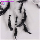 Plus Minus Co Handmade Black and White DreamCatcher, view 2