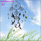 Plus Minus Co Handmade Black and White DreamCatcher, view 4