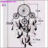 Plus Minus Co Handmade Black and White DreamCatcher, view 5