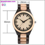Plus Minus Co Handmade Luxury Maple Wooden Watch, view 3