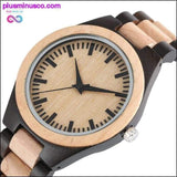 Plus Minus Co Handmade Luxury Maple Wooden Watch, view 4