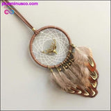 Plus Minus Co Handmade Moose DreamCatcher with Jingle Bells, view 2