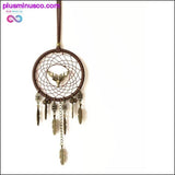 Plus Minus Co Handmade Moose DreamCatcher with Jingle Bells, view 3