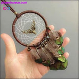 Plus Minus Co Handmade Moose DreamCatcher with Jingle Bells, view 4