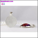 Plus Minus Co Handmade Rainbow Fibonacci Necklace, view 4