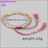 Plus Minus Co Handmade Tibetan Buddhist Braided Cotton Copper Beads Lucky, view 6