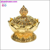 Plus Minus Co Handmade Tibetan Lotus Incense Burner, view 6