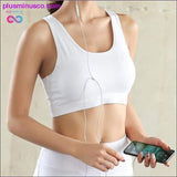 Plus Minus Co "Hands Free" Pocket Sports Bra, view 3