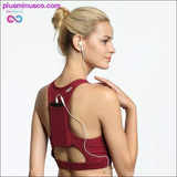Plus Minus Co "Hands Free" Pocket Sports Bra, view 5
