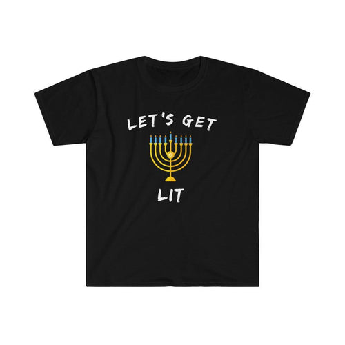 Plus Minus Co Hanukkah Gift, I Last 8 Days / Let's Get Lit T-Shirts || Chanukah Gift ideas || Chanukah 2022,Jewish Sayings Tee, Jewish High Holiday