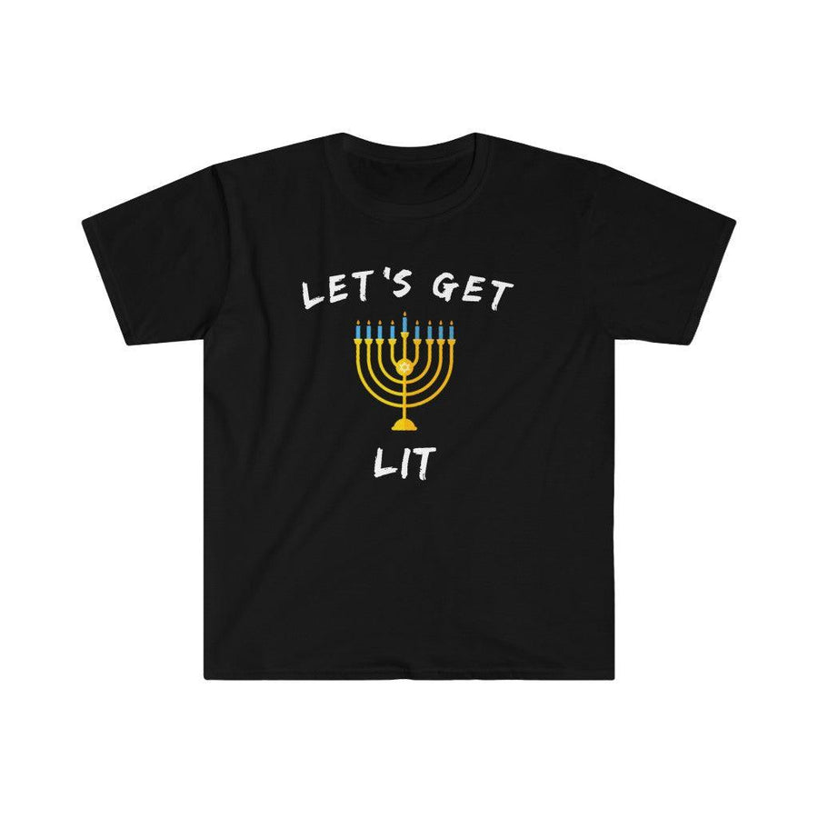 Plus Minus Co Hanukkah Gift, I Last 8 Days / Let's Get Lit T-Shirts || Chanukah Gift ideas || Chanukah 2022,Jewish Sayings Tee, Jewish High Holiday