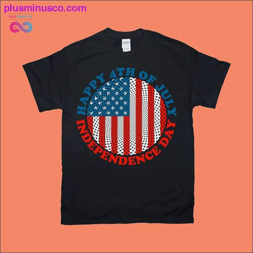 Plus Minus Co Happy 4th of July | Independence Day | Circle American Flag