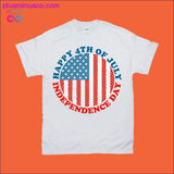 Plus Minus Co Happy 4th of July | Independence Day | Circle American Flag, view 2