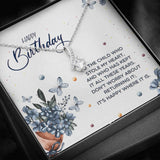 Plus Minus Co Happy Birthday Necklace for Daughter, Daughter Gift, view 4