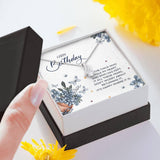 Plus Minus Co Happy Birthday Necklace for Daughter, Daughter Gift, view 5