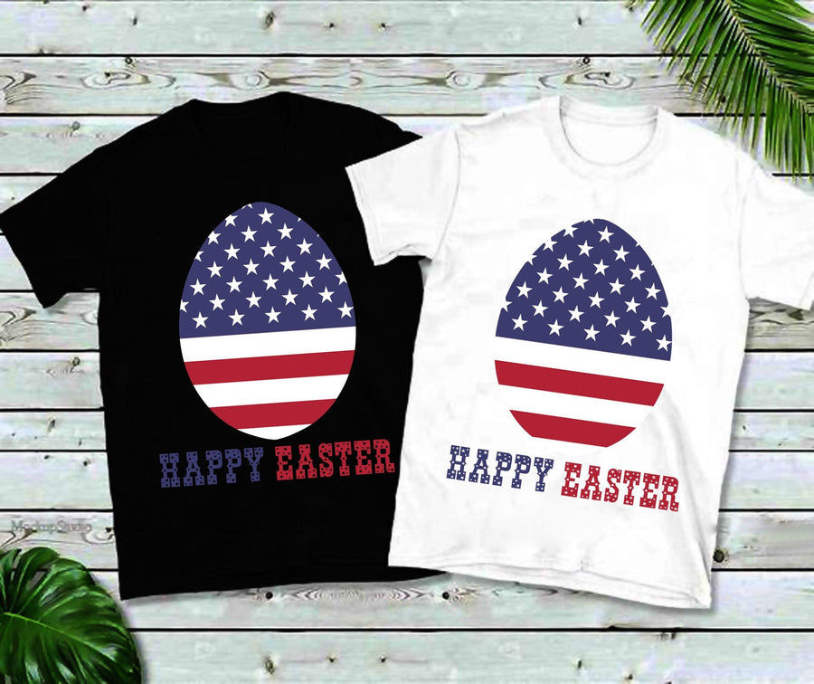 Plus Minus Co Happy Easter! | Flag T-Shirts,Easter Shirt Womens, Happy Easter T Shirt, Bunny Tshirt, Bunny Shirt, Bunny Ear Shirt, American Easter Egg