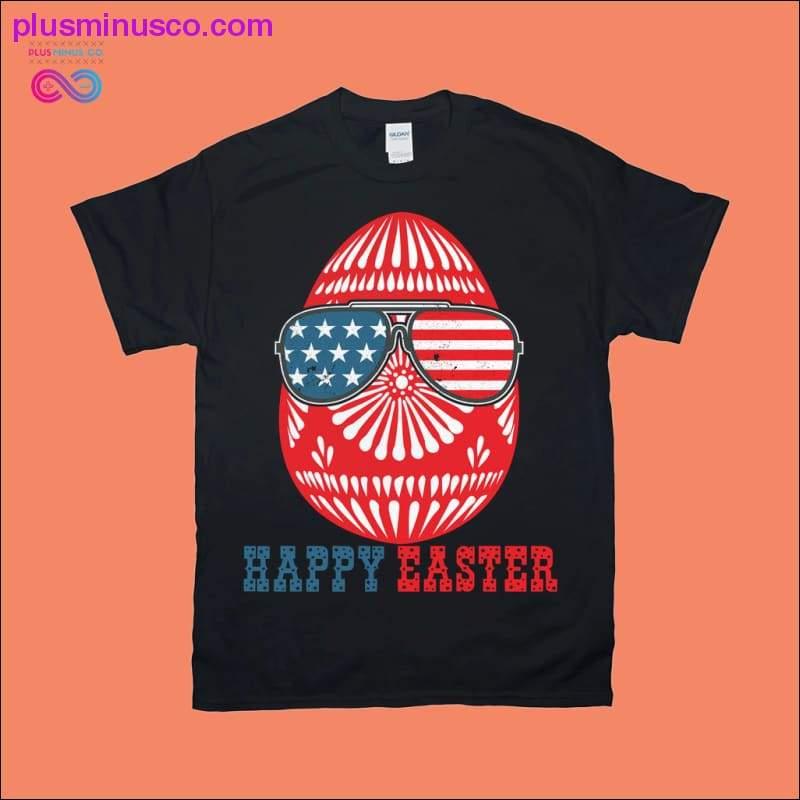 Plus Minus Co Happy Easter | Flag T-Shirts