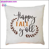 Plus Minus Co Happy Fall Y'all Pattern Pillowcases Cojines Pillow Case, view 2